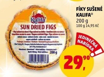 Sušené fíky Kalifa