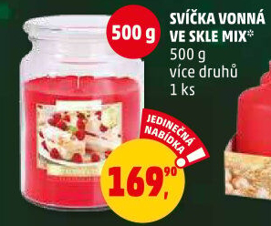 Svíčky ve skle vonné