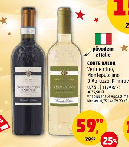 Víno Vermentino Corte Balda