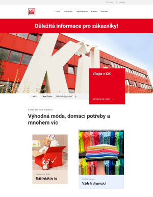 akční leták Kik textil 1.11.2023-7.11.2023