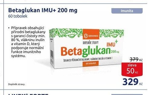 Betaglukan IMU+ 200 mg