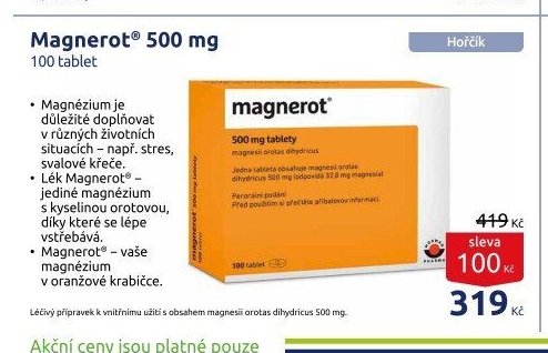 Magnerot 500 mg