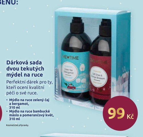 Dárková sada dvou tekutých mýdel na ruce