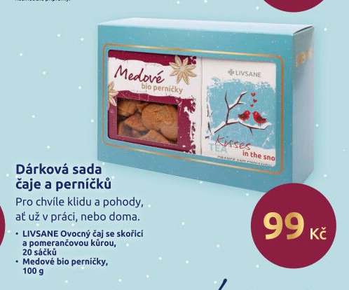Dárková sada čaje a perníčků