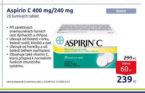 Aspirin C 400 mg/240 mg