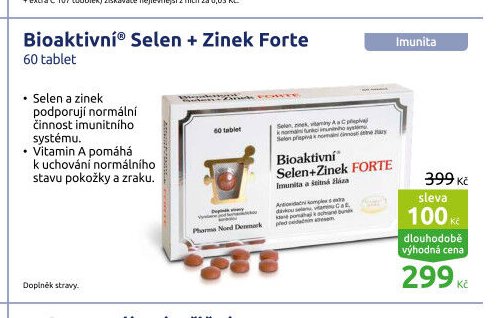 Bioaktivní Selen + Zinek Forte