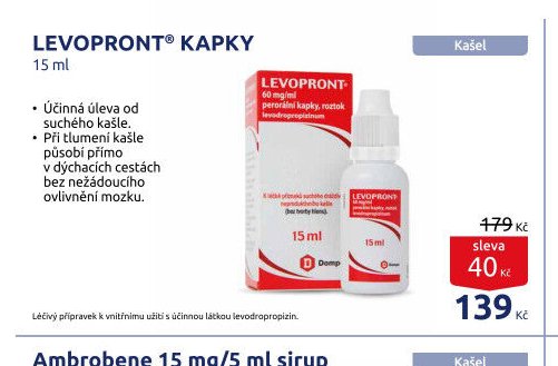 LEVOPRONT® KAPKY 15 ml