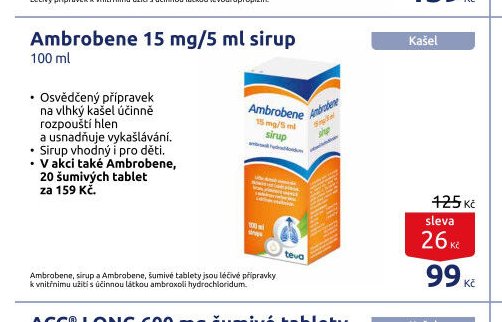 Ambrobene 15 mg/5 ml sirup 100 ml