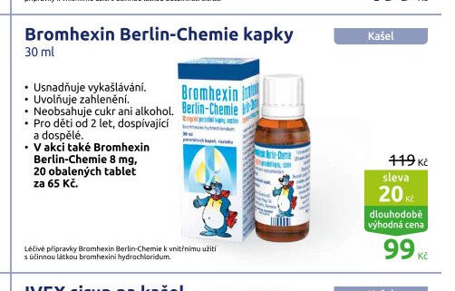 Bromhexin Berlin-Chemie kapky 30 ml