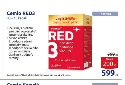 Cemio RED3 90 + 15 kapslí