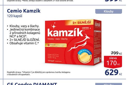Cemio Kamzík 120 kapslí