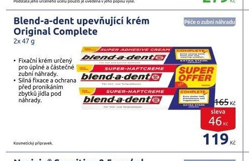 Blend-a-dent upevňující krém Original Complete
