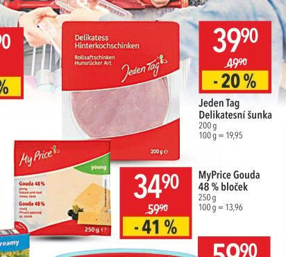 My Price Gouda 48 % bloček