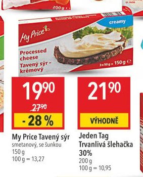 My Price Tavený sýr