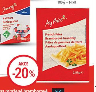 My Price Bramborové hranolky