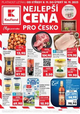 akční leták Kaufland 8.11.2023-14.11.2023