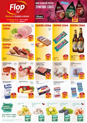 akční leták FLOP TOP 6.11.2023-19.11.2023