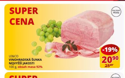 LE&CO Vinohradská šunka