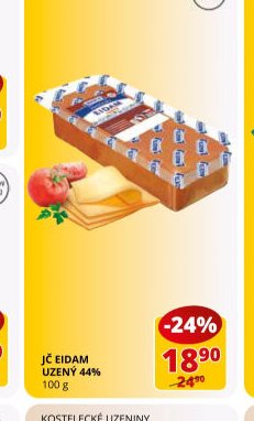 JČ Eidam uzený 44%