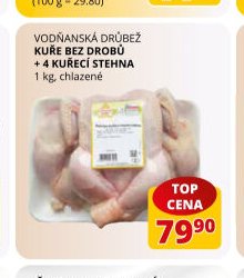 Vodňanská drůbež kuře bez drobu