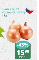 Cibule žlutá volná
