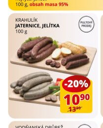 KRAHULÍK JATERNICE, JELÍTKA 100 g