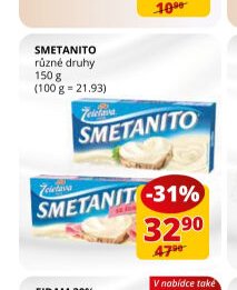 SMETANITO různé druhy 150 g
