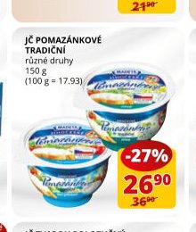 JČ POMAZÁNKOVÉ TRADIČNÍ různé druhy 150 g