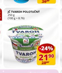 JČ TVAROH POLOTUČNÝ 250 g