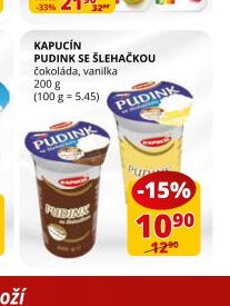KAPUCÍN PUDINK SE ŠLEHAČKOU 200 g