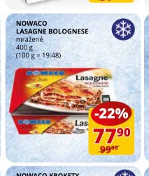 NOWACO LASAGNE BOLOGNESE