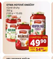 Otma hotové omáčky