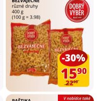Těstoviny DV bezvaječné