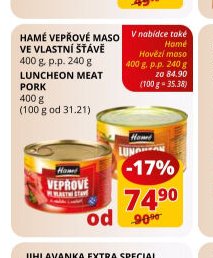 Hamé vepřové maso