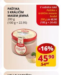 Paštika s krůtím masem