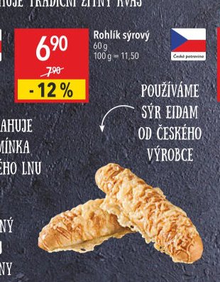 Rohlík sýrový