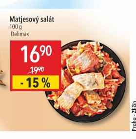 Matjesový salát