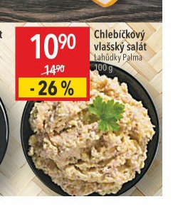 Chlebíčkový vlašský salát