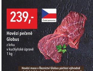 Hovězí pečeně Globus