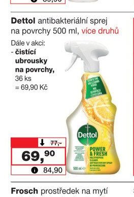 Dettol antibakteriální sprej na povrchy