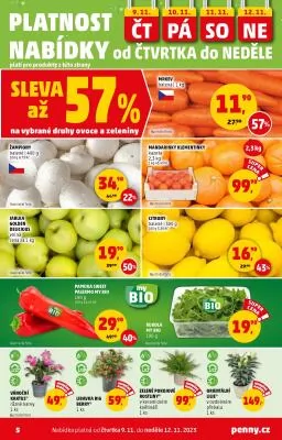akční leták Penny Market 9.11.2023-15.11.2023