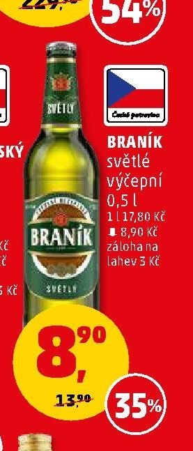 Braník světlé výčepní