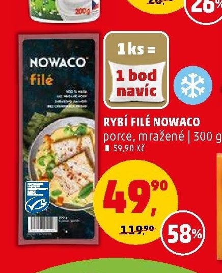 Rybí filé Nowaco