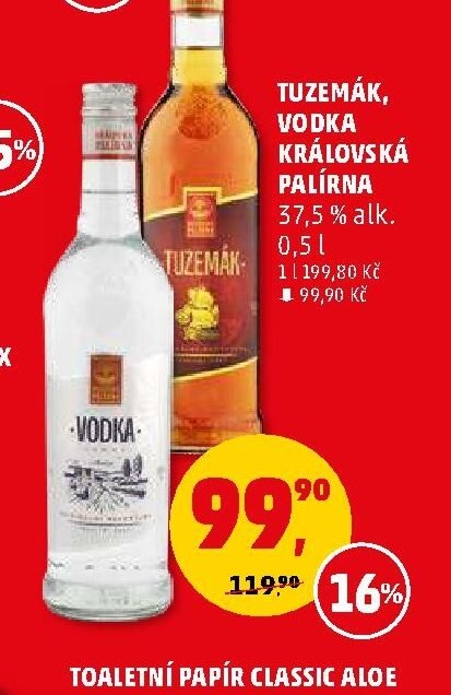 Tuzemák, Vodka královská palírna