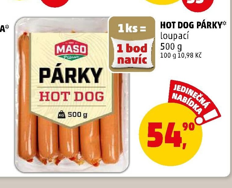 Hot dog párky