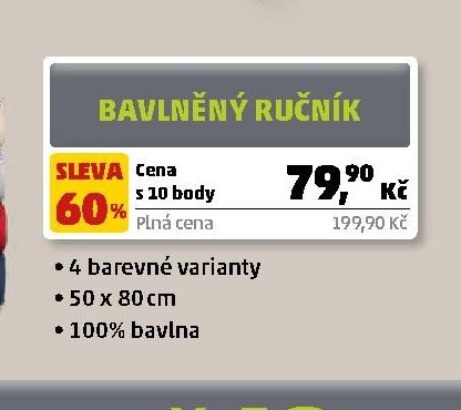 Bavlněný ručník