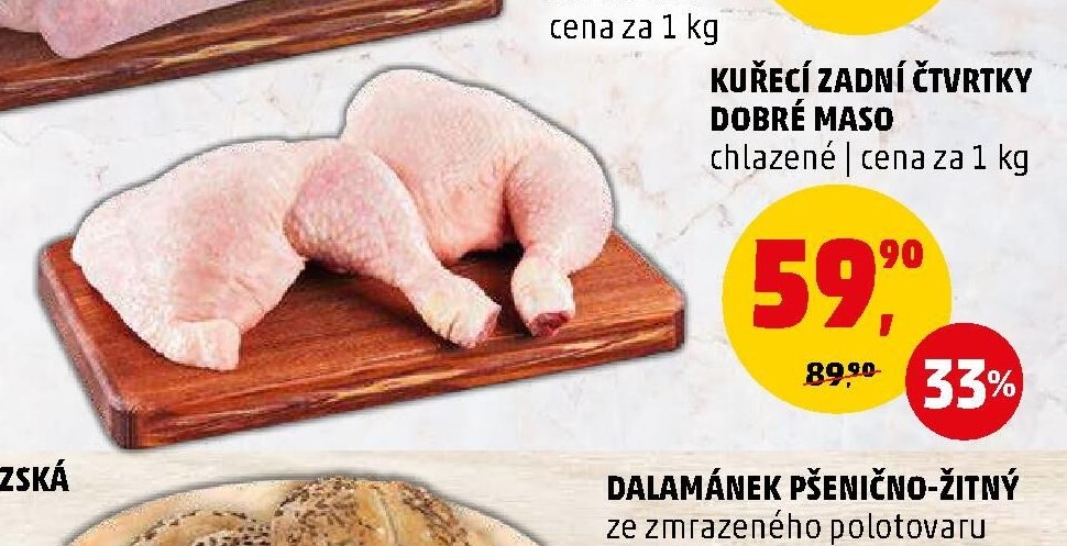 KUŘECÍ ZADNÍ ČTVRTKY DOBRÉ MASO