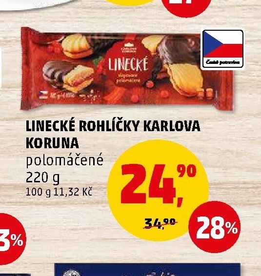 LINECKÉ ROHLÍČKY KARLOVA KORUNA