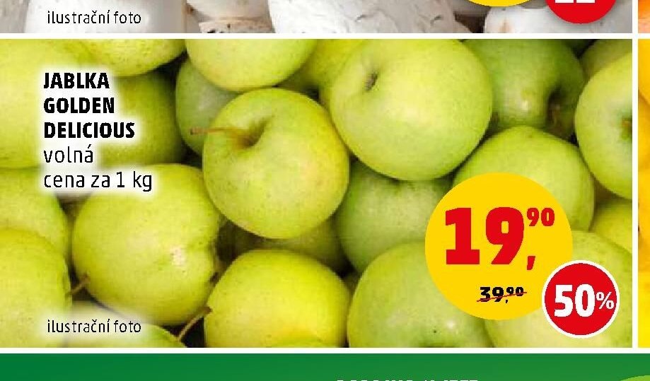 JABLKA GOLDEN DELICIOUS
