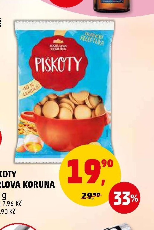 Piškoty Karlova Koruna